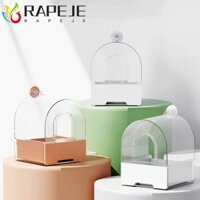 Lồng tắm chim RAPEJE, Thiết kế ngăn kéo trong suốt Bồn tắm treo vẹt, Phụ kiện lồng chim có thể tháo rời Chống nước treo tường Hộp tắm chim Cockatiel