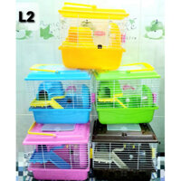 Lồng tầng hamster - Lồng chuột nắp nhựa (23x17x15cm)