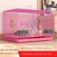 Lồng thỏ gia dụng cực lớn trong nhà có nhà vệ sinh tự động dọn phân lồng thỏ lồng hamster lồng chuộ