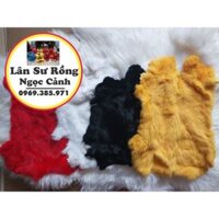 Lông thỏ nguyên tấm, nguyên con, phụ kiện lân sư rồng