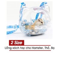 Lồng Vận Chuyển Hamster - Lồng Xách Tay Kitty Cho Hamster - 2 Size