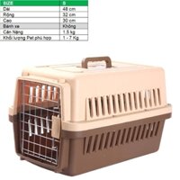 Lồng vận chuyển Pet (Size S) LHK-S, Lồng hàng không cho Chó,  Mèo, Thú cưng 1-7 kg