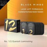 Lông vũ đen Keratin Thuốc uốn mi 10 bộ Refill Pack Bộ uốn mi Bộ số lượng tương tự
