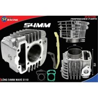 Lòng Wave A 110, S110 RSX Blade Alpha 110 TRÁI 54 56 58 FUL BỘ PISTON BẠC ẮC SUM Racing