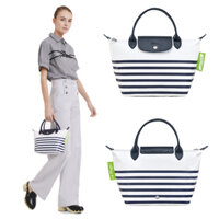 LONGCHAMP Túi Đeo Vai Chính Hãng 100% Vải Bạt Màu Xanh navy 1621hdf Cho Nữ