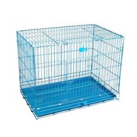 Lồng/Chuồng sơn tĩnh điện cao cấp dễ dàng lắp và gấp gọn có kèm khay vệ sinh dành cho chó mèo