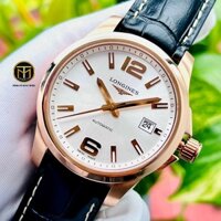 Longines Conquest L3.676.8.76.3 Solid 18k Rose Gold