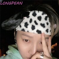 Longpean 101 Dây buộc tóc chó đốm Lông thú vui cho bé gái