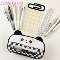 LONGPEAN Hộp đựng bút chì gấu bơ LONGPEAN Túi trang điểm hoạt hình Quà tặng bạn bè