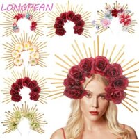 Longpean Nữ thần Vương miện Tiaras Băng đô Ngôi sao năm cánh Trình diễn sân khấu lễ hội Bầu không khí