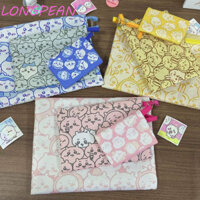 Longpean Túi đựng hồ sơ Chiikawa 3 mảnh Giấy chứng nhận Anime