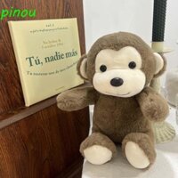 Longqiying Đồ chơi khỉ sang trọng, Động vật hoang dã Mô phỏng siêu mềm Búp bê khỉ, Quà tặng sinh nhật Phim hoạt hình Kawaii Gối nhồi bông Khỉ Thú nhồi bông Trang trí nội thất