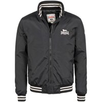 Lonsdale Men´s Regular-Fit Black Quilted Warm Bomber Flight MA1 Jacket