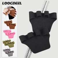 Loogdeel 1 Cặp Dây Đeo Tay Chống Trơn Trượt Chống Ma Sát Dày Cử Tạ Thể Dục Tay Cầm Sức Mạnh Ban Nhạc