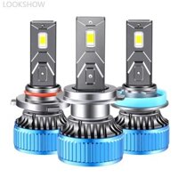Lookshow 1 Đèn Pha LED Ô Tô Đèn LED Chùm Cao Và Thấp Bóng Đèn Ô Tô Đèn 4500LM Đèn H1 H3 H4 H7 H11 9005 9006 9012 J1X8