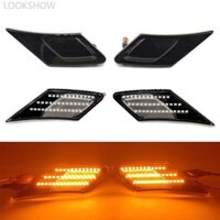 Lookshow 2 Chiếc Đèn LED Ô Tô Năng Động Biến Tín Hiệu Đèn Bên Đánh Dấu Báo Tuần Tự Cho Xe Toyota 86 FT86 GT86 Scion FR-S Subaru BRZ D9H1