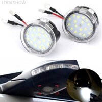 Lookshow 2 Chiếc Đèn LED Ô Tô Dưới Gương Chiếu Hậu Puddle Light Cho Xe Ford F-150 Edge Mondeo MK5 F5Z8