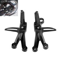 Lookshow 2 Chiếc Hợp Kim Nhôm Xe Máy Chân Chốt Còn Lại Chốt Giá Đỡ Xe Máy Bụi Bẩn Hố Xe Đạp Cho Suzuki Raider 150 M2R7