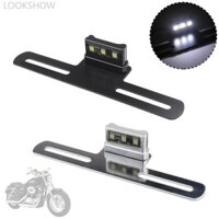 Lookshow Xe Máy Xe Điện Chắn Bùn Giấy Phép Giá Đỡ Tấm Có Đèn LED Phụ Kiện Thiết Bị Chân Đế E3I4