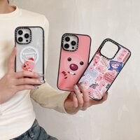 [Loopy] Ốp điện thoại Acrylic trong suốt hấp thụ từ tính cho iPhone 15 Pro max 15 Pro 14 Pro max 13 Pro max 14 14Pro 15 Plus13 12Pro 12 Pro max 11 Ins