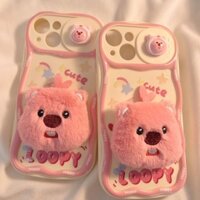 loopy- ốp điện thoại iphone hình loopy 3D gấu bông siêu xinh cho các cặp đôi bạn bè