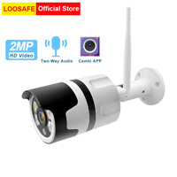 LOOSAFE 1080P HD Không Dây Ngoài Trời Camera Quan Sát Wifi 2.0MP Nhà Ở An Ninh Chống Nước 2 Chiều Video Camera IP khe Cắm Thẻ Nhớ