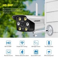 LOOSAFE 1080p Màu ánh sáng kép Tầm nhìn ban đêm Wifi không dây Ngoài trời Chống thời tiết Camera IP CCTV