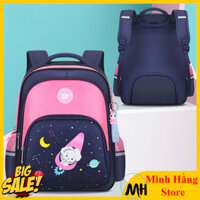 [LỚP 1-2] balo học sinh mã mới ra cho bé trai gái tiểu học cấp 1, cặp sách trẻ em phi hành gia đáng yêu có phản quang
