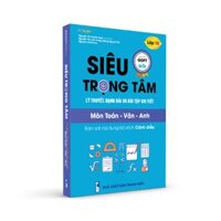 Lớp 10 bộ Cánh diều- sách Siêu trọng tâm Toán Văn Anh - Nhà sách Ôn luyện