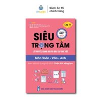 Lớp 10 bộ Chân trời- sách Siêu trọng tâm Toán Văn Anh - Nhà sách Ôn luyện