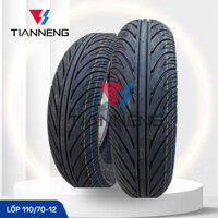 Lốp 110/70-12 Chính hãng vân màu, chống trơn trượt