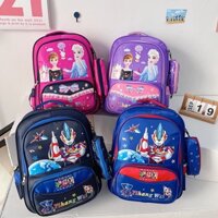 [LỚP 3-7] Balo Học Sinh Cấp 1, 2 Siêu nhẹ, Chống Nước, Chống Xước Cao Cấp hình siêu nhân, công chúa cho bé trai gái