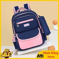 [LỚP 3-9] Balo cho bé gái, bé trai đi học kiểu dáng Hàn Quốc chất xịn cao cấp, cặp sách học sinh cấp 1, cấp 2 kèm túi ví