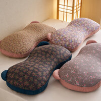 Lớp A Sợi Đôi Hoa Gấu Trúc Kiều Mạch Gối 30 * 60cm Gối Lõi Sinh Viên Người Lớn Trẻ Em Hộ Gia Đình Có Thể Tháo Rời Có Thể Giặt Gối Ngủ