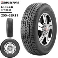 Lốp Bridgestone 255/65R17 DUELER D840 Dùng Cho xe CHEVROLET COLORADO BẢN THIẾU Xuất xứ Thái Lan