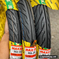 Lốp có săm Maxxis 80/90-17 gai xương cá cho xe Wave, Dream, Sirius