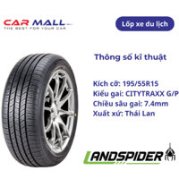 LỐP DU LỊCH LANDSPIDER 195/55R15 CITYTRAXX G/P