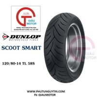 Lốp Dunlop 120 80 - 14 Sc Smart Tl 58S Vỏ Xe Máy Dunlop Size 120 80 - 14 Sc Smart Tl 58S _ Dunlop Việt Nam , Giá Rẻ , Uy Tín