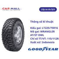 LỐP GOODYEAR LT225/75R16 WRANGLER AT/ST OWL