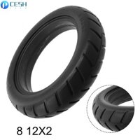 Lốp không săm 600g 8-1 / 2 "x 2' Xe tay ga cho thuê màu đen Cao su rắn