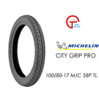 LỐP MICHELIN 100.80-17 CITY GRIP PRO MC TL 53P