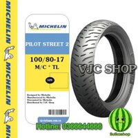 Lốp Michelin 100/80-17 M/C 52S PILOT STREET 2 TL