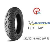 Lốp Michelin 120 80 - 16 City Grip Mc Tl 60P Vỏ Xe Máy Michelin Size 120 80 - 16 City Grip Mc Tl 60P Việt Nam , Giá Rẻ , Uy Tín