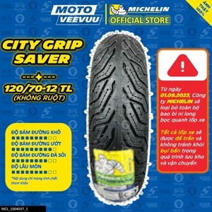 Lốp Michelin 120/70-12 City Grip