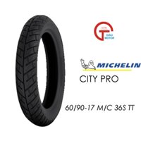 Lốp Michelin 60 90 - 17 City Pro Mc Tt 36S Vỏ Xe Máy Michelin Size 60 90 - 17 City Pro Mc Tt 36S Việt Nam , Giá Rẻ , Uy Tín