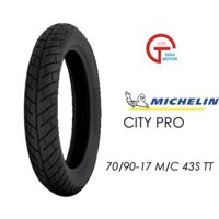 Lốp Michelin 70 90 - 17 City Pro Mc Tt 43S Vỏ Xe Máy Michelin Size 70 90 - 17 City Pro Mc Tt 43S Việt Nam , Giá Rẻ , Uy Tín