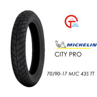 LỐP MICHELIN 70.90-17 CITY PRO MC TT 43S