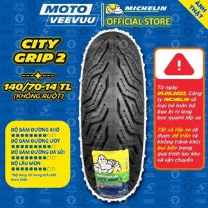 Lốp Michelin City Grip 140/70-14 cho Yamaha NVX