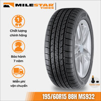 Lốp Milestar 195/60R15 88H MS932 | Lốp xe Vivant | Lốp thương hiệu Mỹ chống ồn | Bảo hành 7 năm