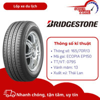 Lốp ô tô du lịch BRIDGESTONE 165/70R13 ECOPIA EP150